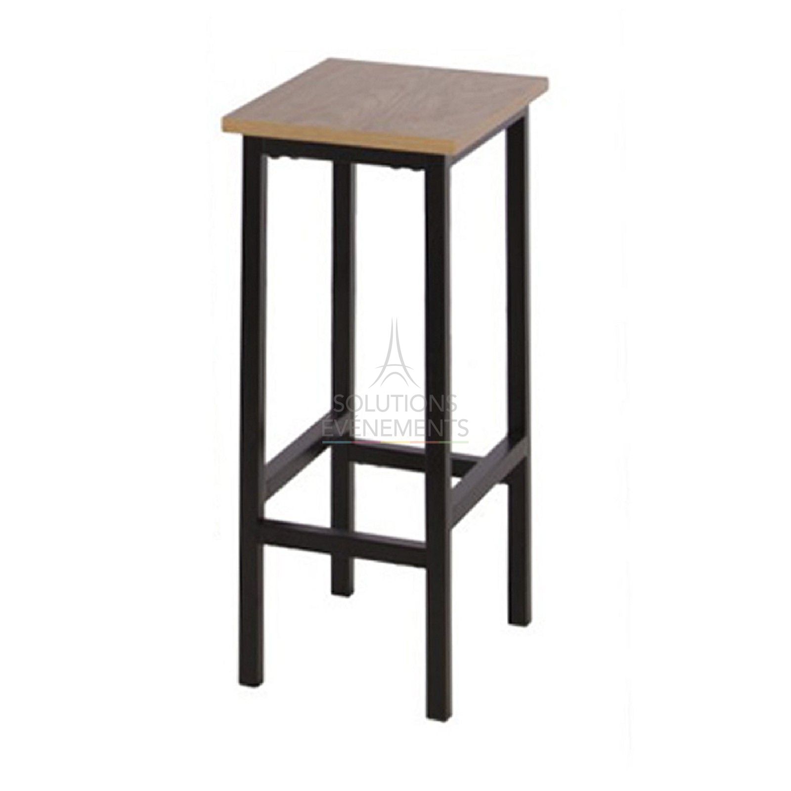 Location tabouret de bar métal et bois