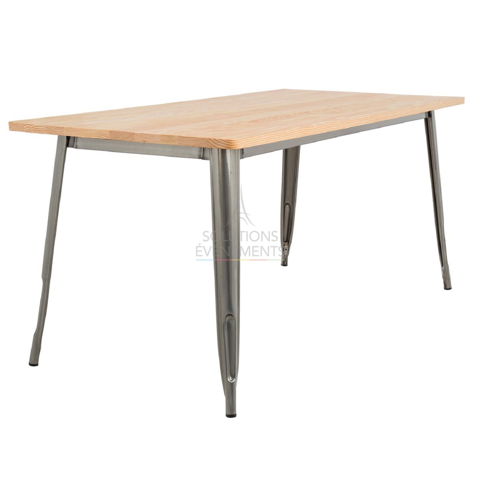 Tolix table rental 120 x 80cm