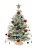 Rental of dressed artificial Christmas tree