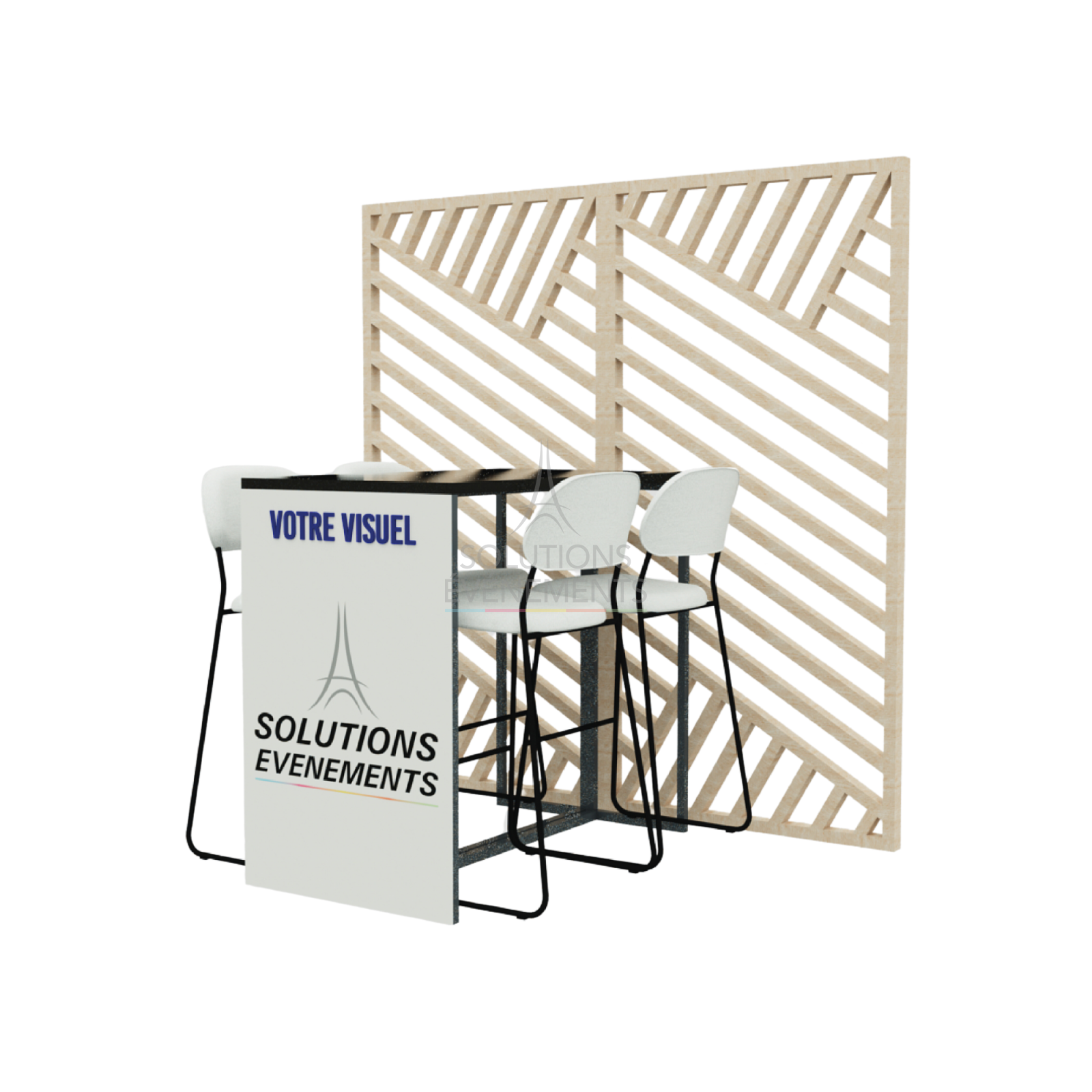 Premium exhibition stand pack rental - Versailles M