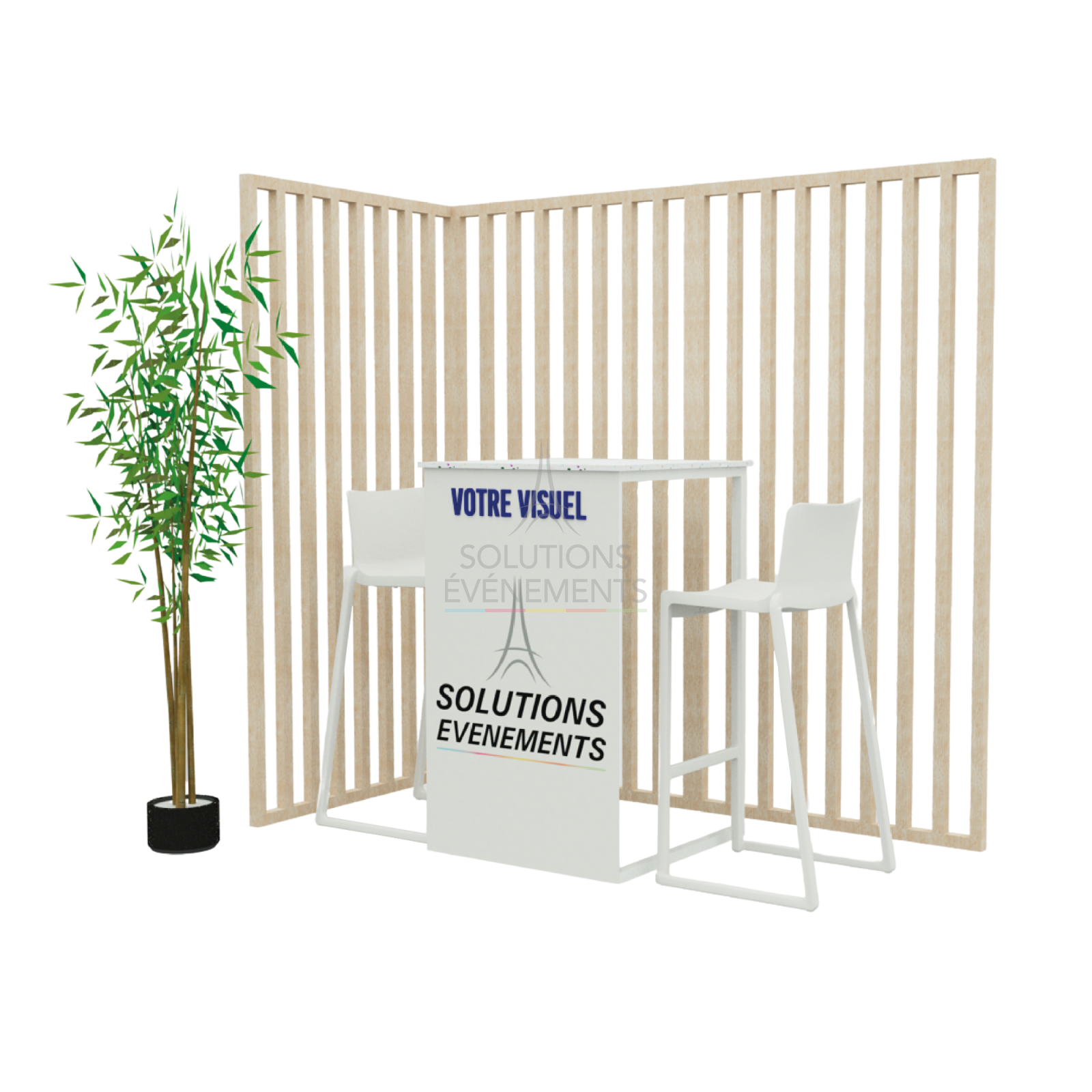 Rental of eco-responsible exhibition stand pack - Vincennes L