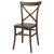 Rental wooden cross-back chair