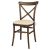 Rental wooden cross-back chair