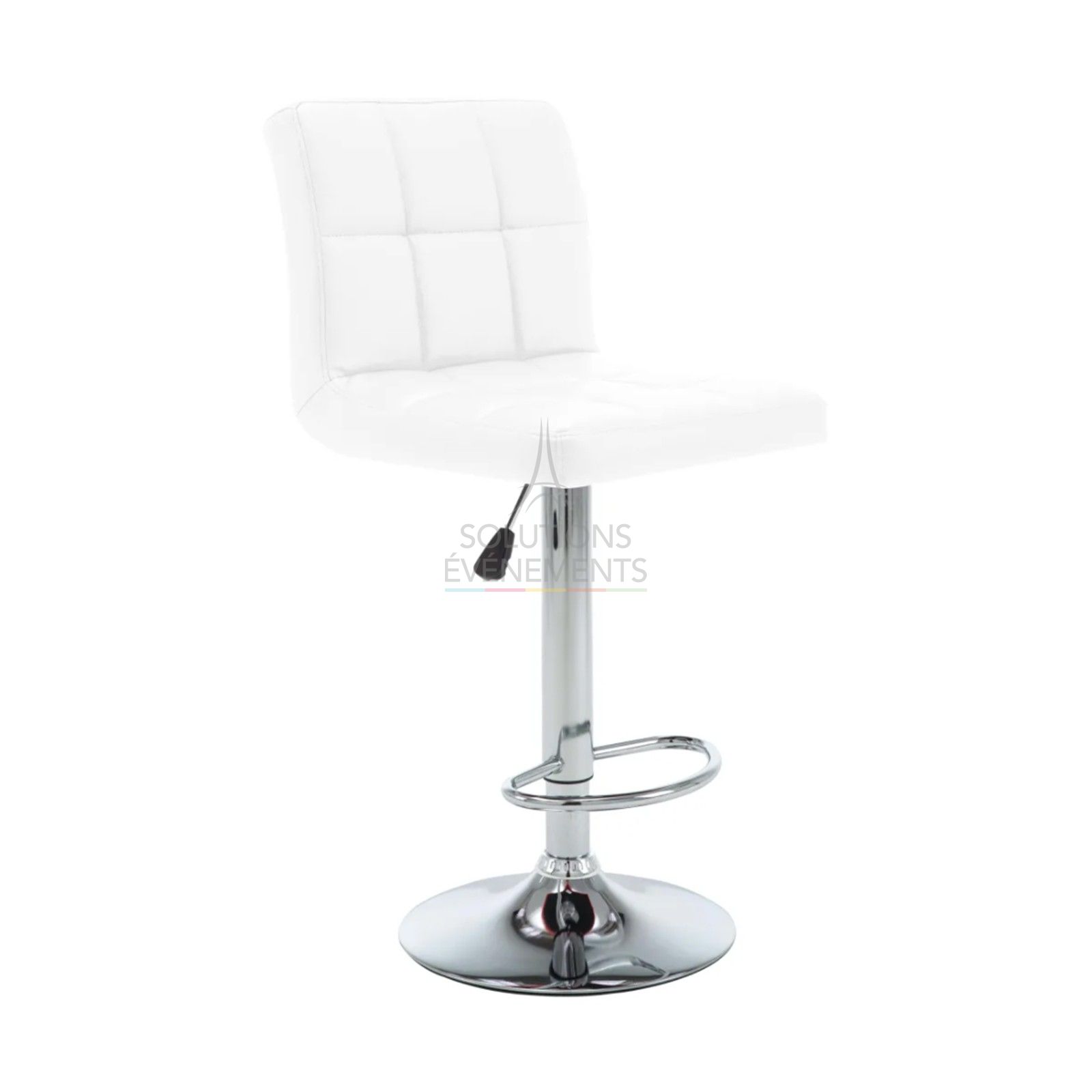 Rental of high faux leather stool