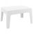 Plastic lounge coffee table rental for indoor/outdoor use