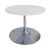 Rental of white coffee table diameter 70cm