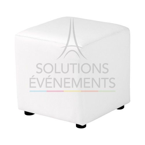 White beanbag rental for events