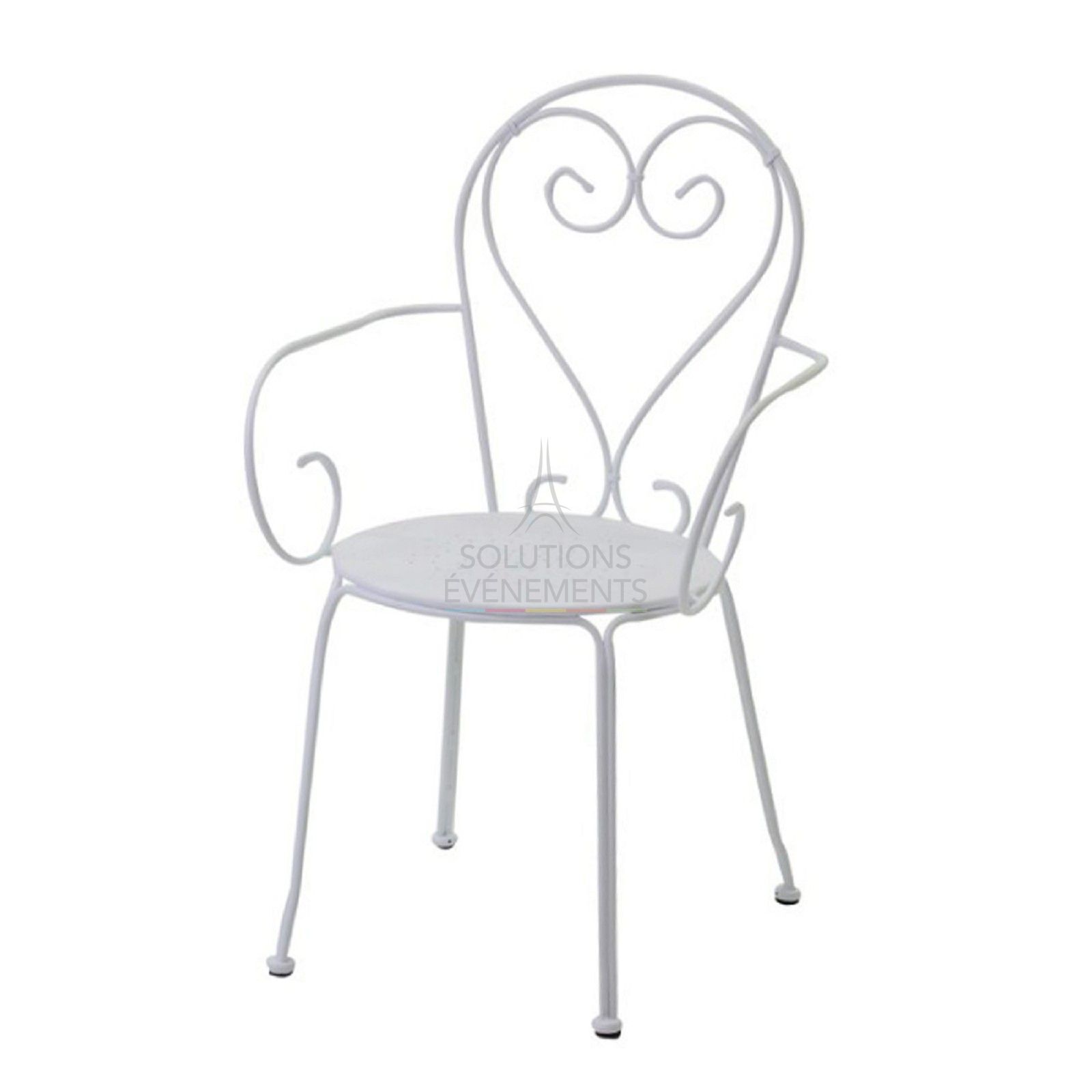 Wrought iron garden chair rental