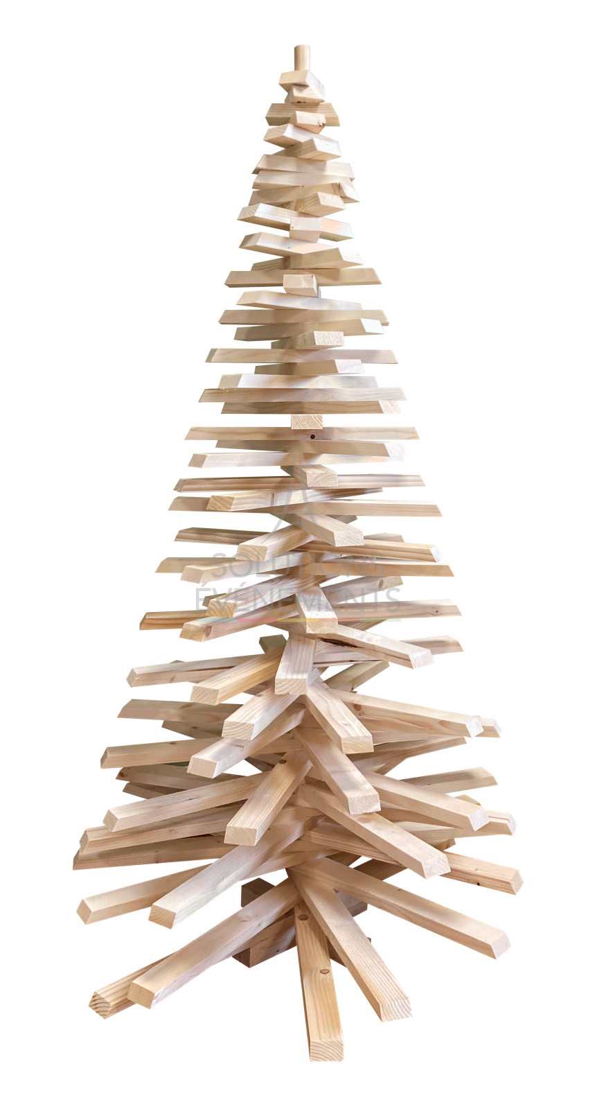 Rental modular wooden tree 200 cm height