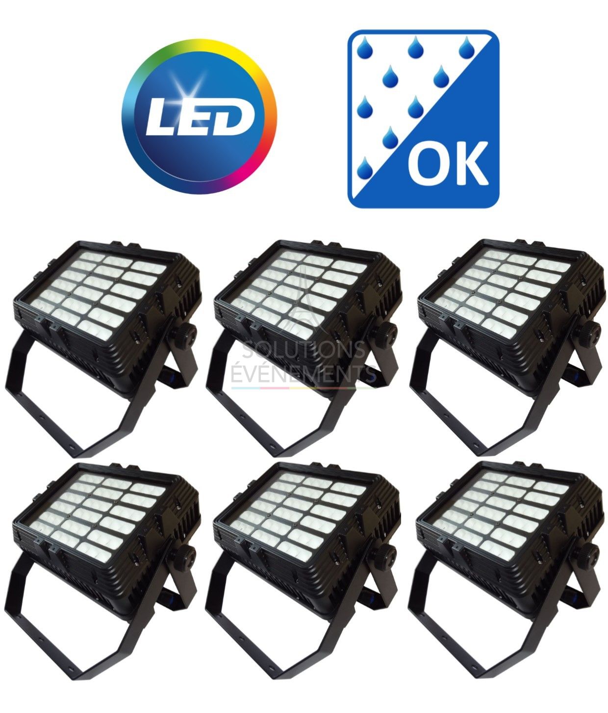 Rental of an outdoor lighting pack