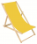 Rental of yellow Chilean deck chair