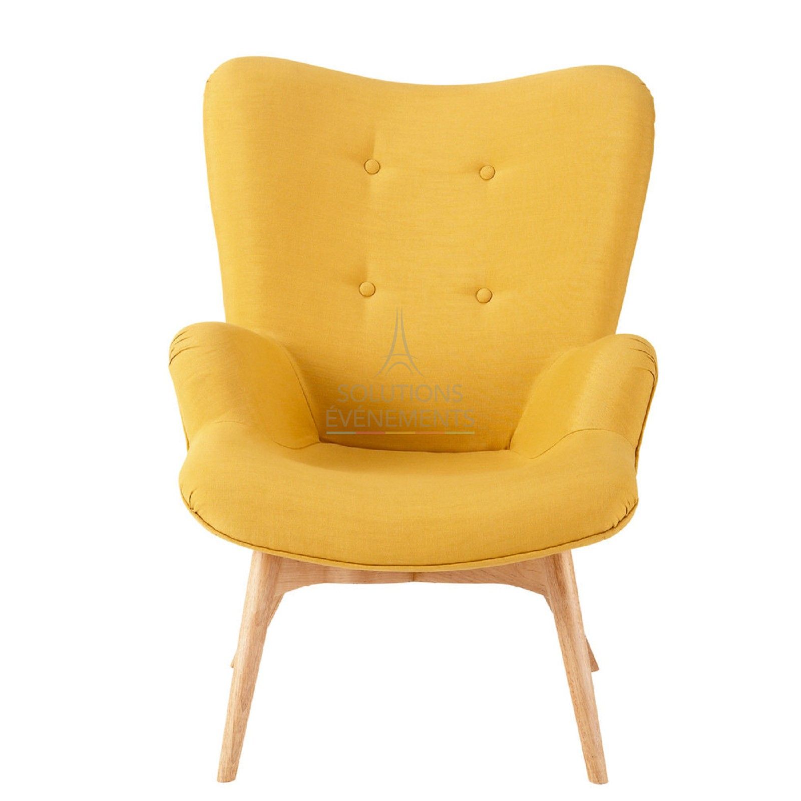 Scandinavian style designer armchair rental