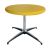 Rental of yellow coffee table diameter 70cm